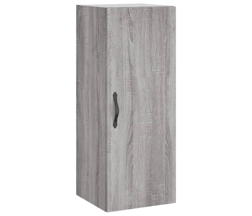 Armario de pared madera de ingeniería gris Sonoma 34,5x34x90 cm