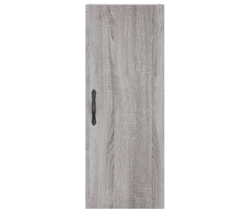 Armario de pared madera de ingeniería gris Sonoma 34,5x34x90 cm