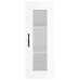 Armario de pared blanco brillante 34,5x34x90 cm