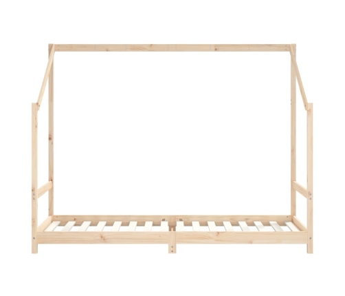 Estructura de cama para niños madera maciza de pino 80x200 cm