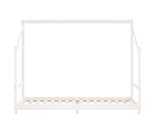 Estructura de cama para niños madera de pino blanco 80x200 cm