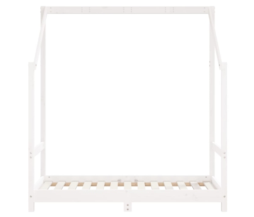 Estructura de cama para niños madera de pino blanco 70x140 cm