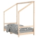 Estructura de cama para niños madera maciza de pino 80x160 cm