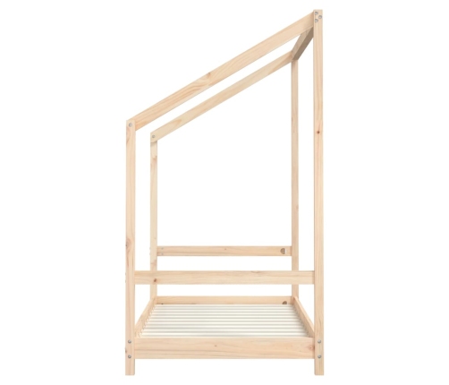 Estructura de cama para niños madera maciza de pino 80x160 cm