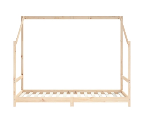 Estructura de cama infantil madera maciza de pino 90x190 cm