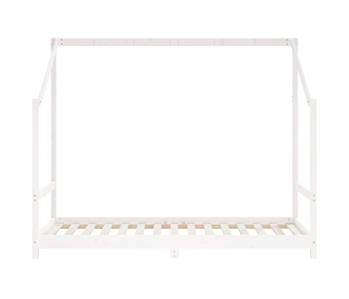 Estructura de cama para niños madera de pino blanco 90x190 cm