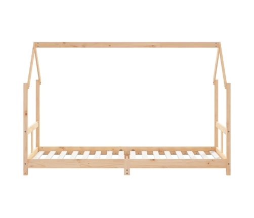 Estructura de cama para niños madera maciza de pino 80x200 cm