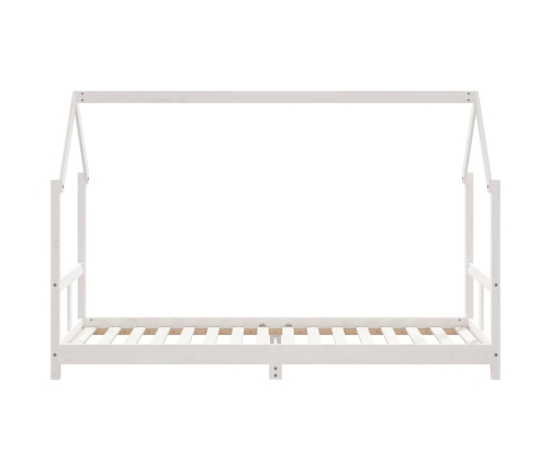 Estructura de cama para niños madera de pino blanco 80x200 cm