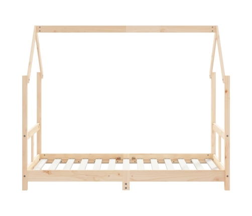 Estructura de cama para niños madera maciza de pino 80x160 cm