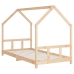 Estructura de cama infantil madera maciza de pino 90x190 cm