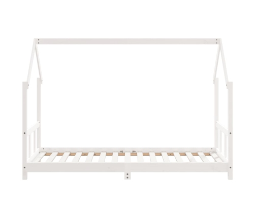 Estructura de cama para niños madera de pino blanco 90x190 cm