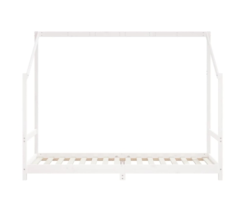 Estructura de cama para niños madera pino blanco 2x(80x200) cm