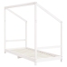 Estructura de cama para niños madera pino blanco 2x(80x200) cm