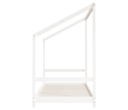 Estructura de cama para niños madera pino blanco 2x(90x200) cm