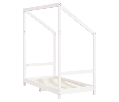 Estructura de cama para niños madera de pino blanco 2x(70x140)