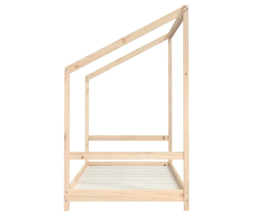 Estructura de cama de niños madera maciza de pino 2x(90x160) cm