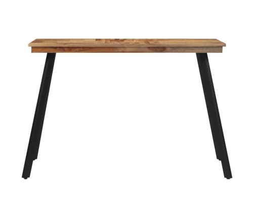 Mesa de comedor madera maciza de teca 120x62x76 cm