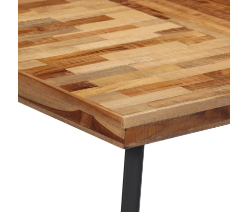 Mesa de comedor madera maciza de teca 120x62x76 cm