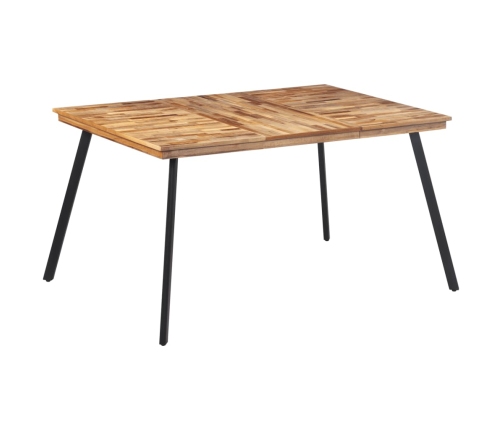 Mesa de comedor madera maciza de teca 148x97x76 cm