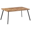 Mesa de comedor madera maciza de teca 169x98,5x76 cm