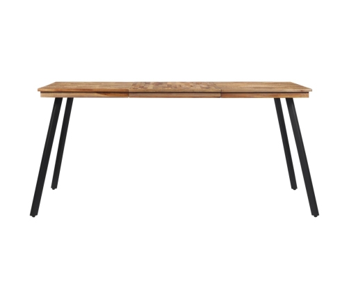 Mesa de comedor madera maciza de teca 169x98,5x76 cm