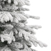 Árbol de Navidad artificial con bisagras y nieve flocada 240 cm