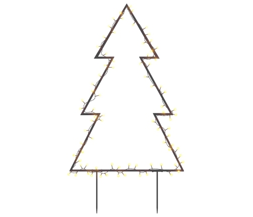 Árbol de Navidad luces decorativas con estacas 80 LED 60 cm