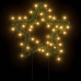 Estrella de luz decorativa Navidad con estacas 50 LED 29 cm