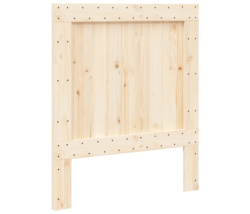 Cabecero de cama madera maciza de pino 80x104 cm