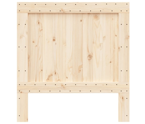 Cabecero de madera maciza de pino 100x104 cm