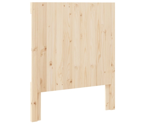 Cabecero de madera maciza de pino 90x104 cm