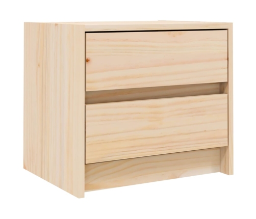 Mesita de noche madera maciza de pino 40x31x35,5 cm