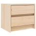 Mesita de noche madera maciza de pino 40x31x35,5 cm