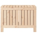 Caja de almacenaje jardín madera maciza de pino 76x42,5x54 cm