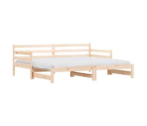 Sofá cama nido madera maciza de pino 80x200 cm