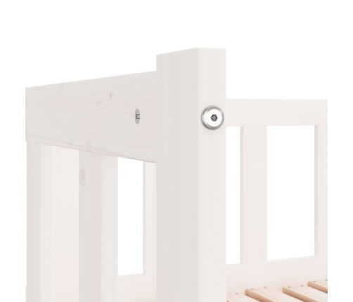 Sofá cama nido madera maciza de pino blanco 90x200 cm
