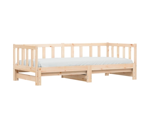 Sofá cama nido sin colchón madera maciza 90x190 cm