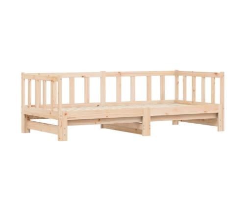 Sofá cama nido sin colchón madera maciza 90x190 cm