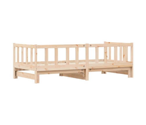 Sofá cama nido sin colchón madera maciza 90x190 cm