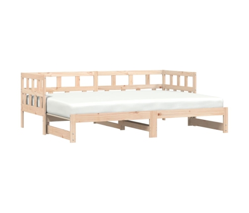 Sofá cama nido madera maciza de pino 80x200 cm