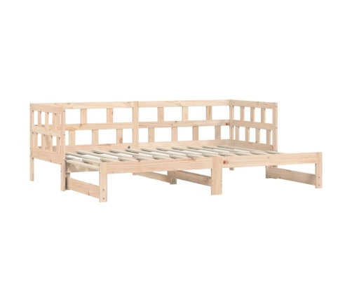 Sofá cama nido madera maciza de pino 80x200 cm