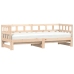 Sofá cama nido madera maciza de pino 80x200 cm