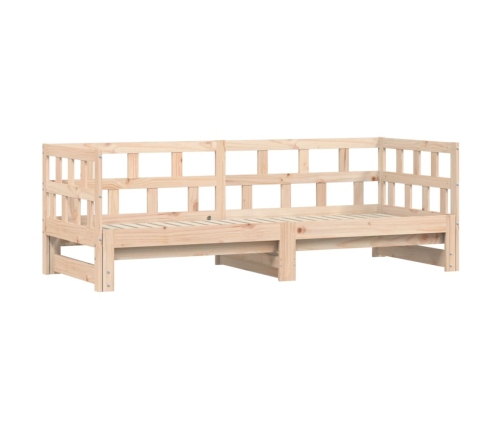 Sofá cama nido madera maciza de pino 80x200 cm