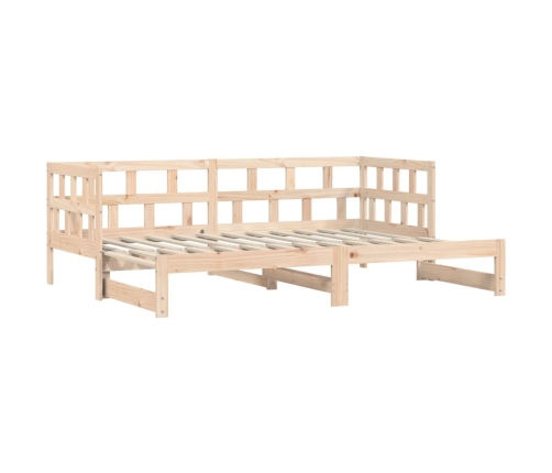 Sofá cama nido sin colchón madera maciza 90x190 cm