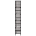 Estantería de madera de ingeniería gris Sonoma 78,5x33x188,5 cm