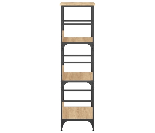 Estantería de madera ingeniería roble Sonoma 50x33x117,5 cm