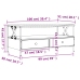 Mesa de centro madera de ingeniería negro 100x51x45 cm