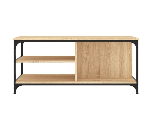 Mesa de centro madera contrachapada roble Sonoma 100x50x45 cm