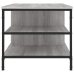 Mesa de centro madera contrachapada gris Sonoma 100x50x45 cm