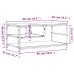 Mesa de centro madera de ingeniería roble Sonoma 90x49x40 cm